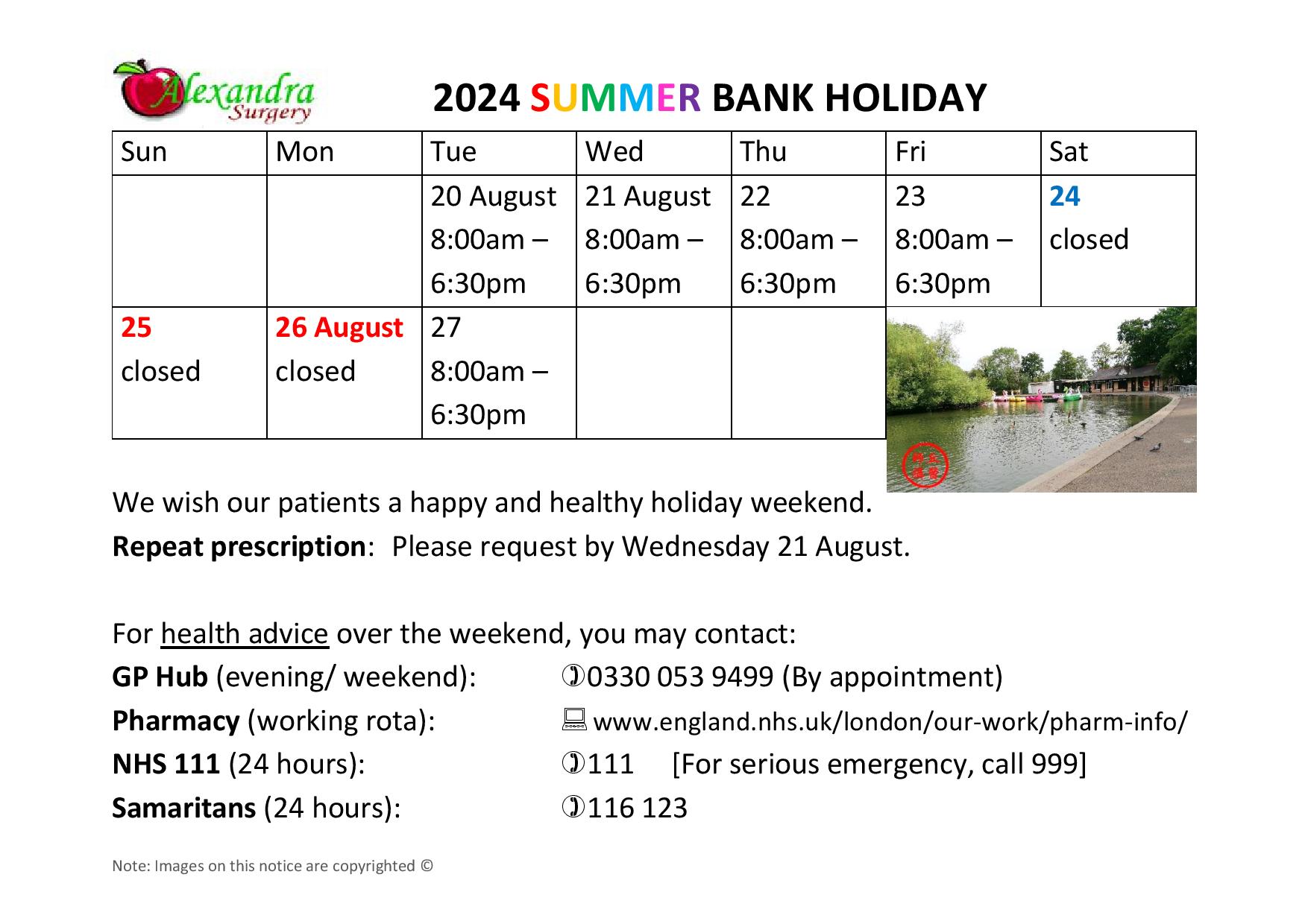 Sumner bank holiday 2024b Sumner bank holiday 2024b